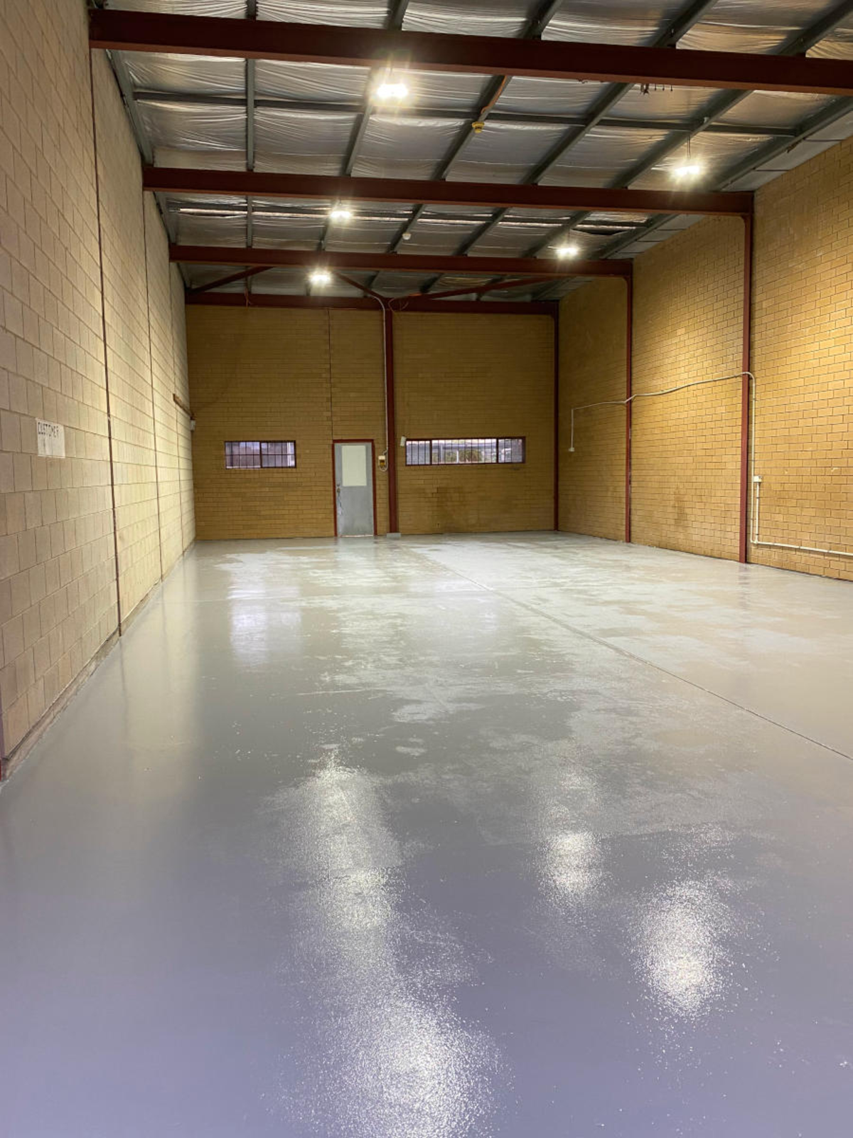 floor painting - before image