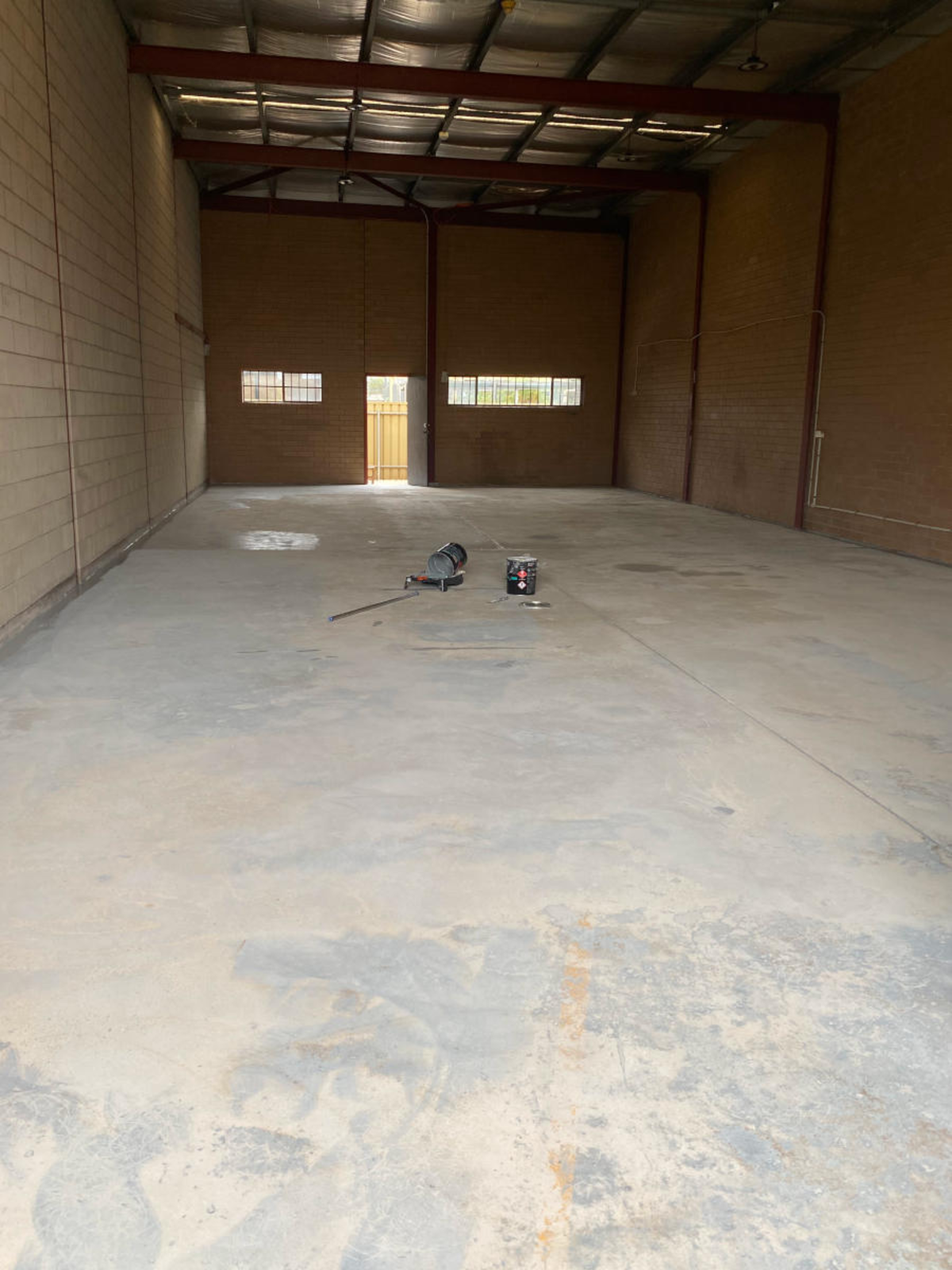 floor painting - before image