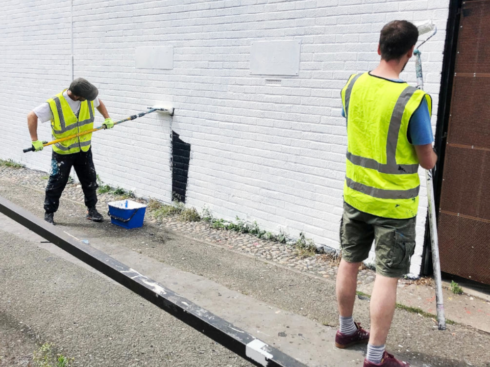 Exterior Painting - Painting Brick Walls