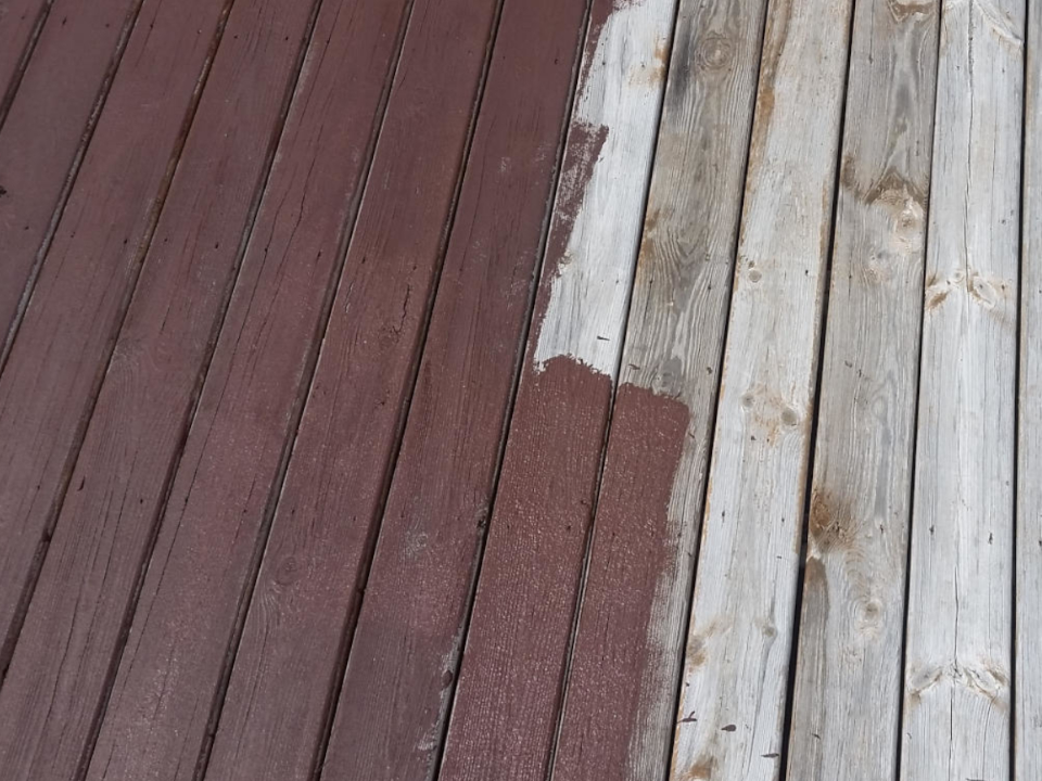 Painting the Deck 